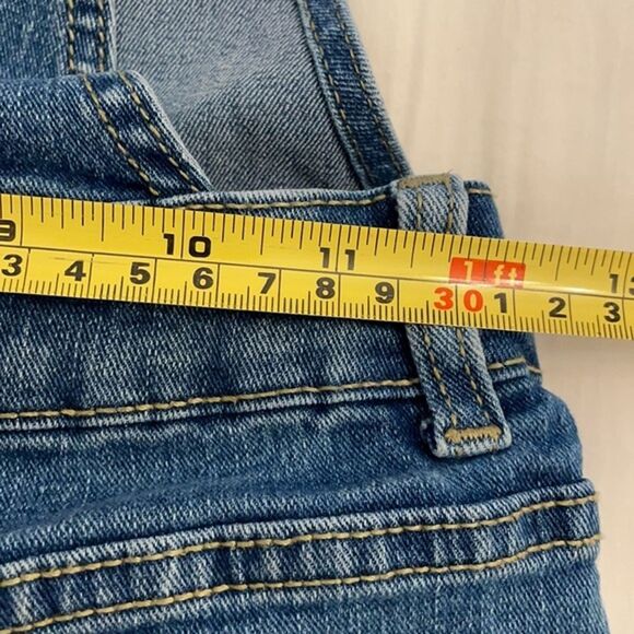 Jordache Denim Dip Dye Overall Shortalls Girl's Size M (7-8) Casual Boho - Picture 6 of 14